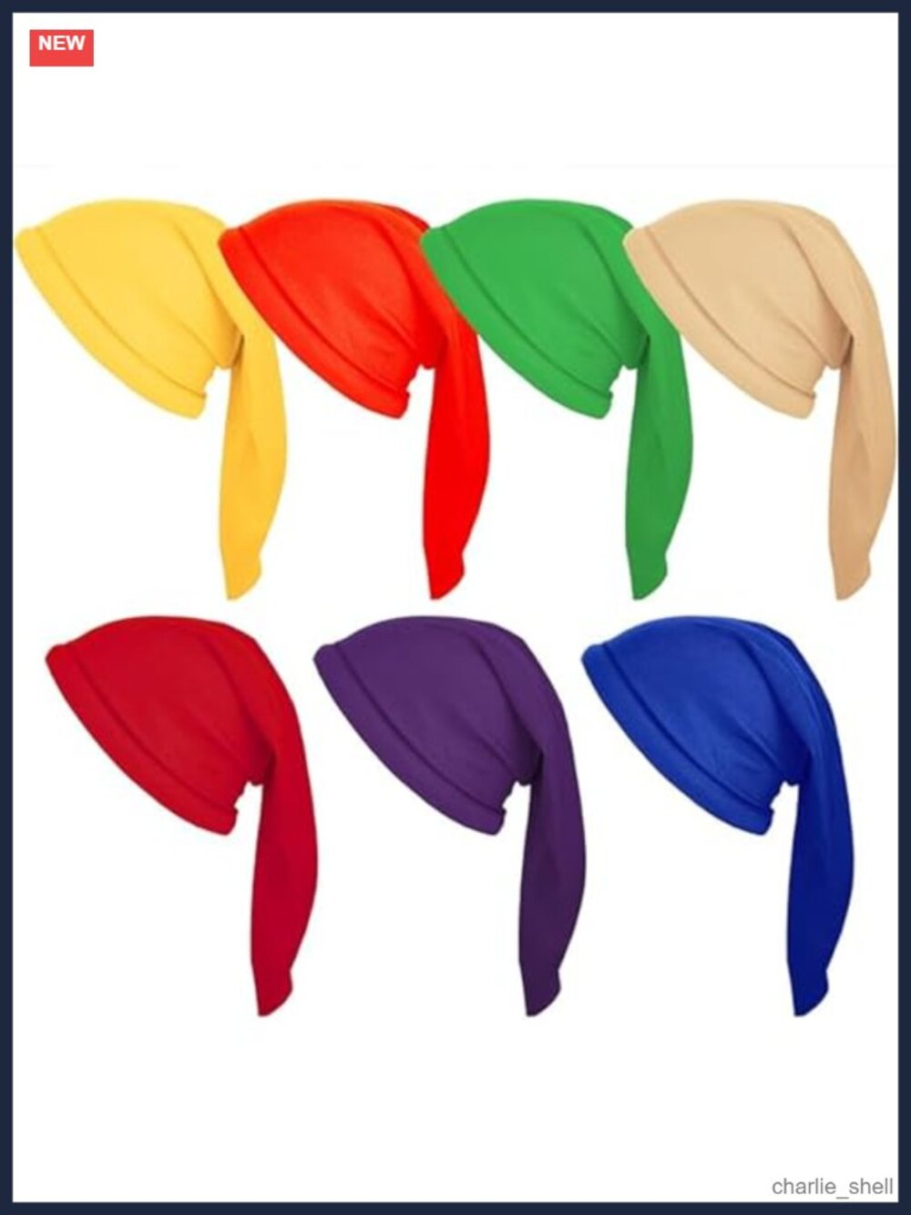 7 Pcs Dwarf Hats for Halloween Costume Cosplay Party